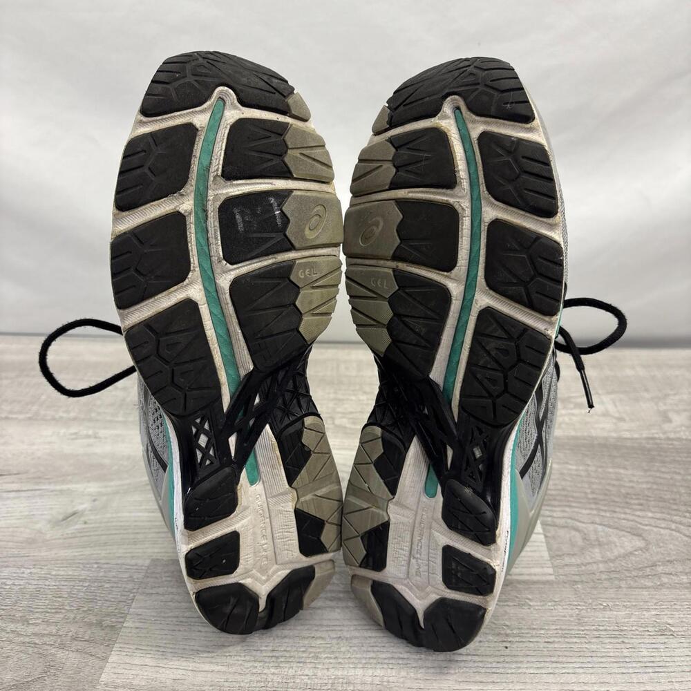 ASICS Gel-Kayano 24 Women's Running Shoes - Size 9.5 - Grey/Teal/Black - Picture 6 of 12